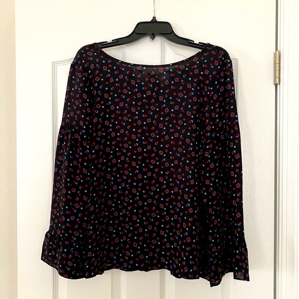 LOFT bell sleeve top